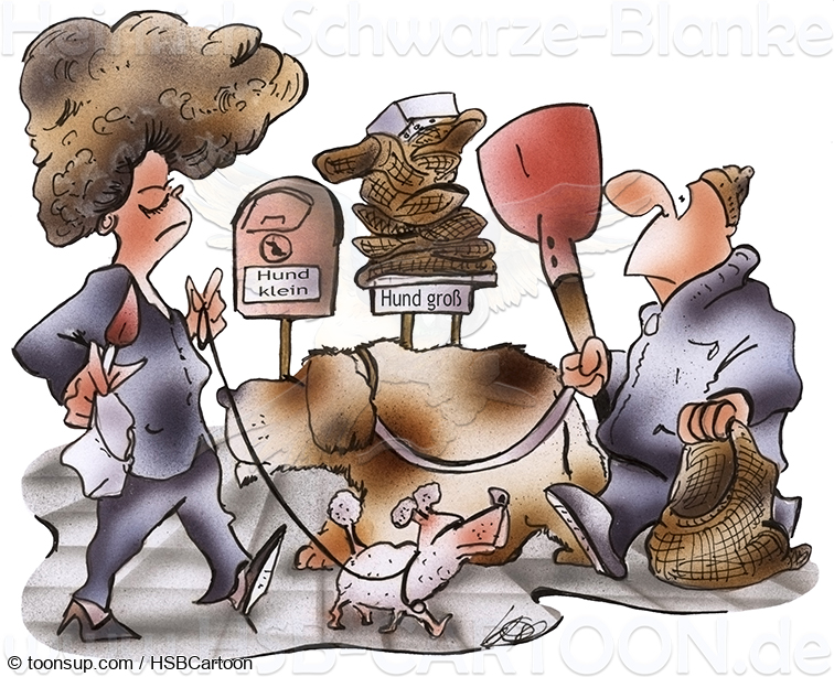 Cartoon: Hundekotbeutel 1