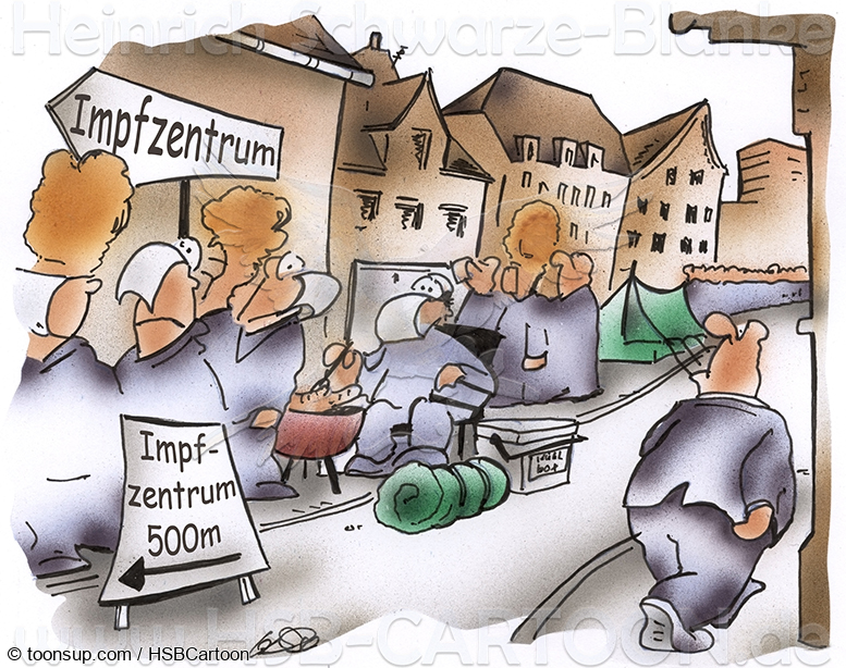 Cartoon: Impfschlange 1