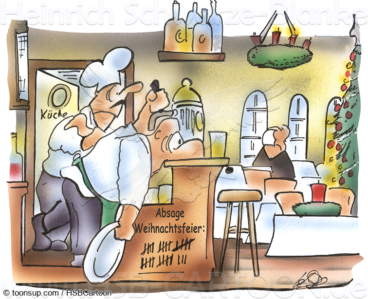 Cartoon: Weihnachtsfeier 1