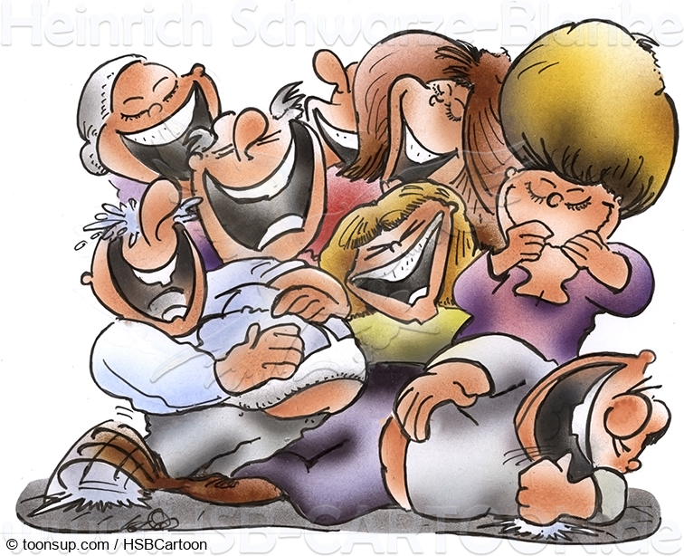 Cartoon: Lachen 1