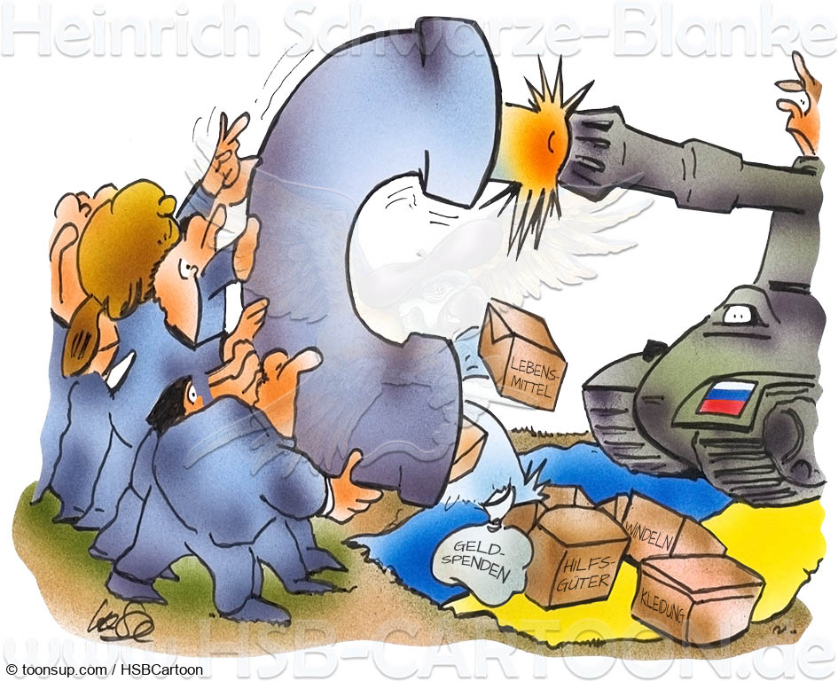 Karrikatur: Ukrainekrieg 1