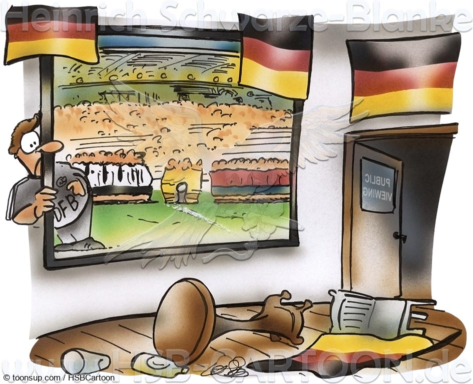 Cartoon: Public Viewing 1