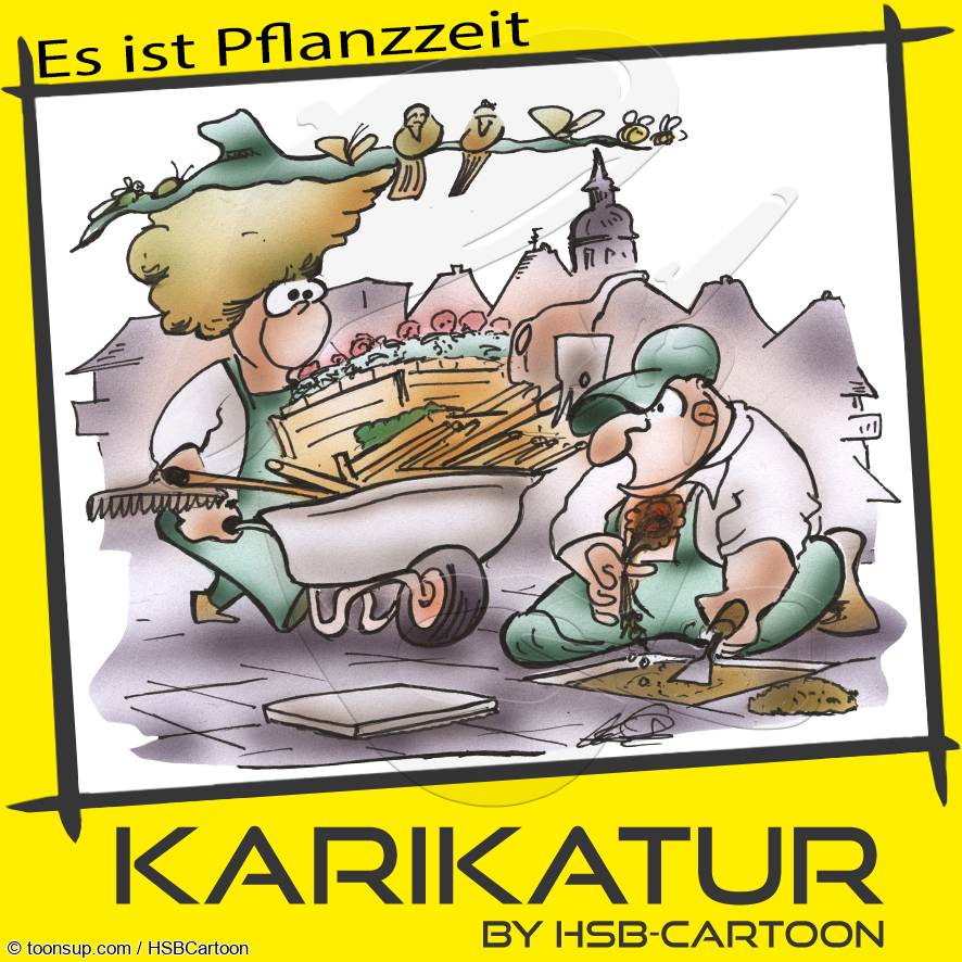 Cartoon: Pflanzzeit 1
