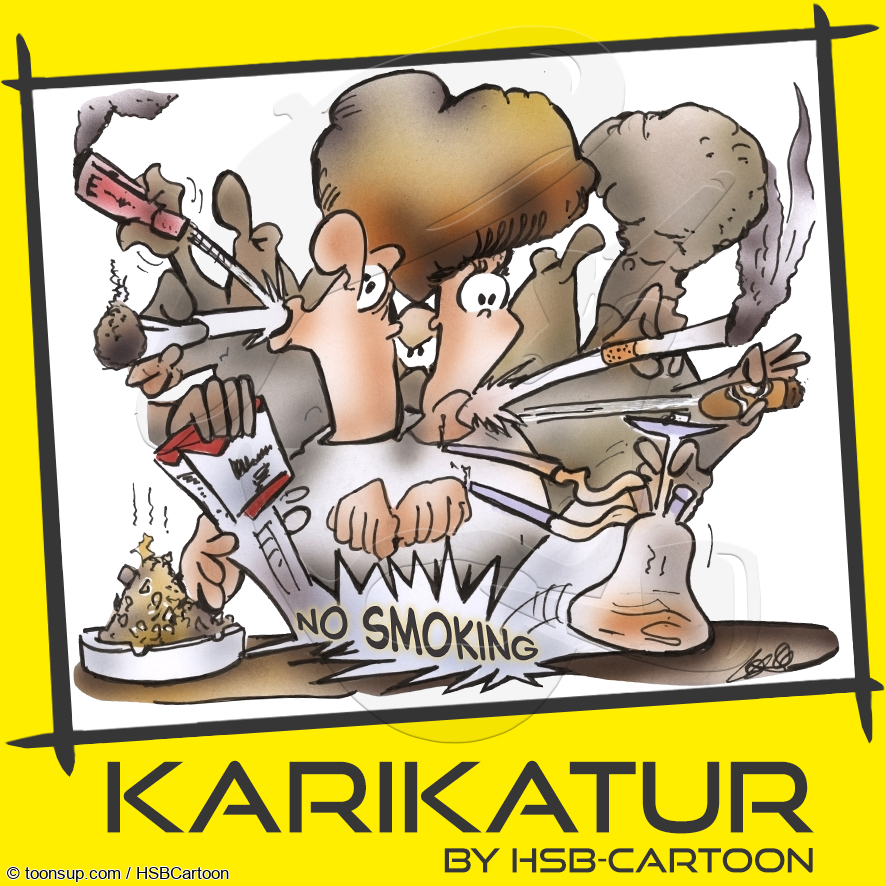 Cartoon: Rauchfrei 1