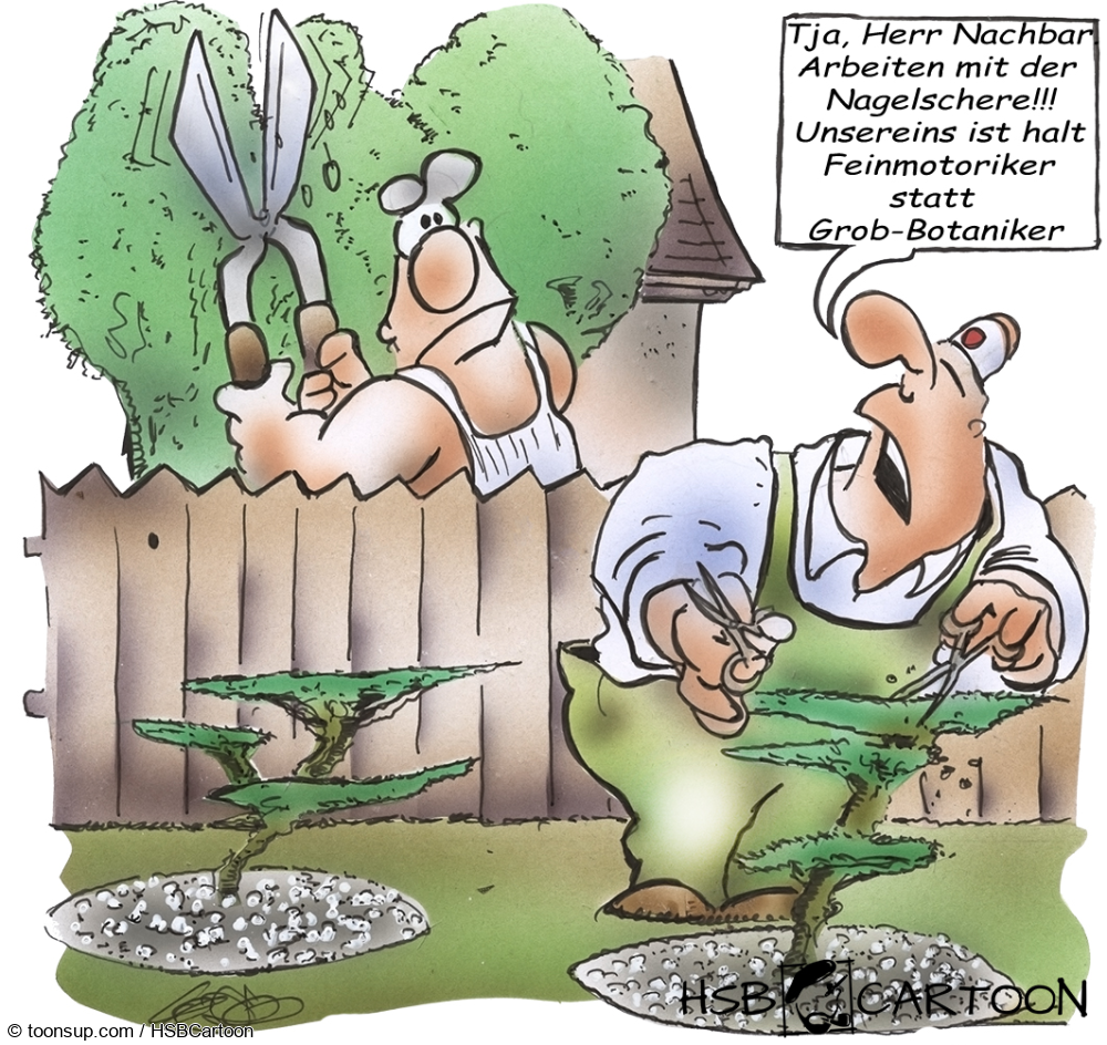 Cartoon: Bonsai 1
