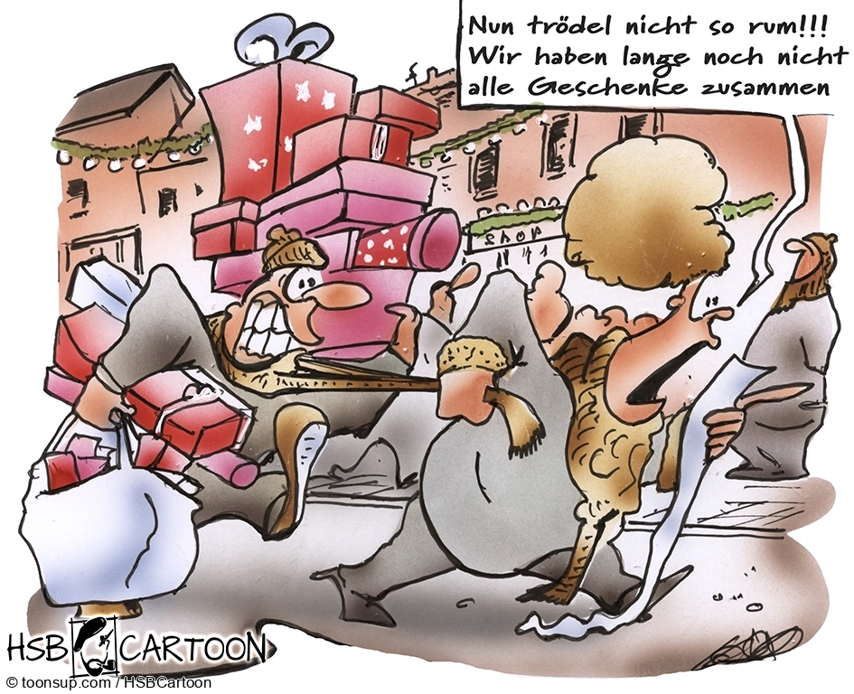Cartoon: Auf der Zielgerade 1