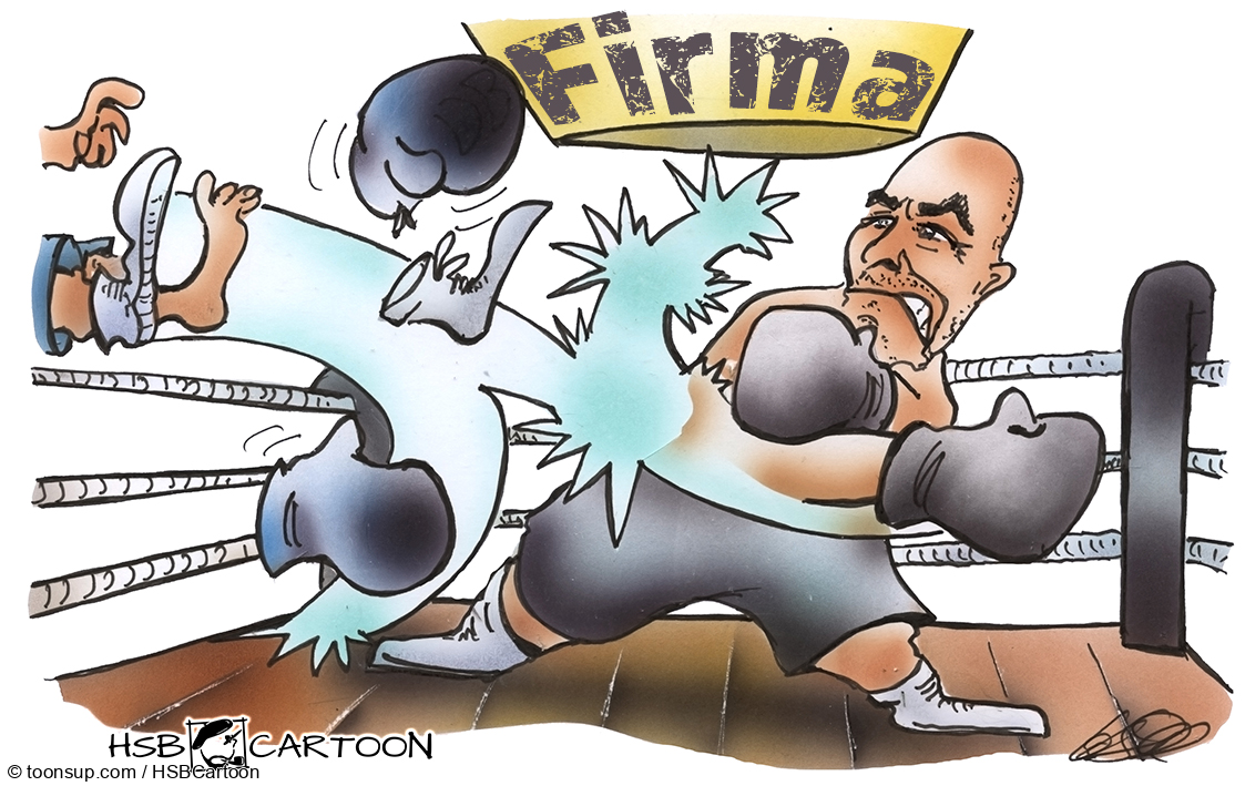 Cartoon: Abmahnung 1