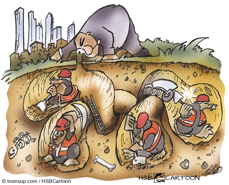Cartoon: Maulwurf 1