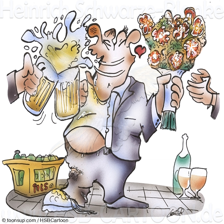 Cartoon: schönen Abend machen 1