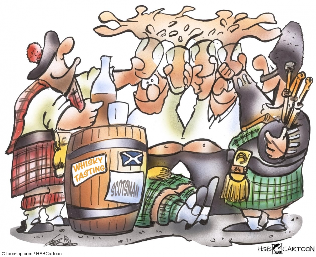 Cartoon: Whisky Tasting 1