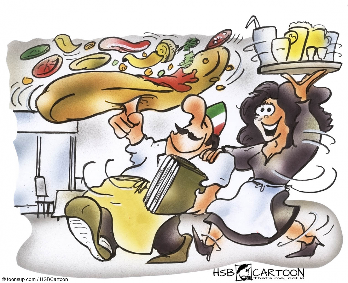 Cartoon: Pizza 1