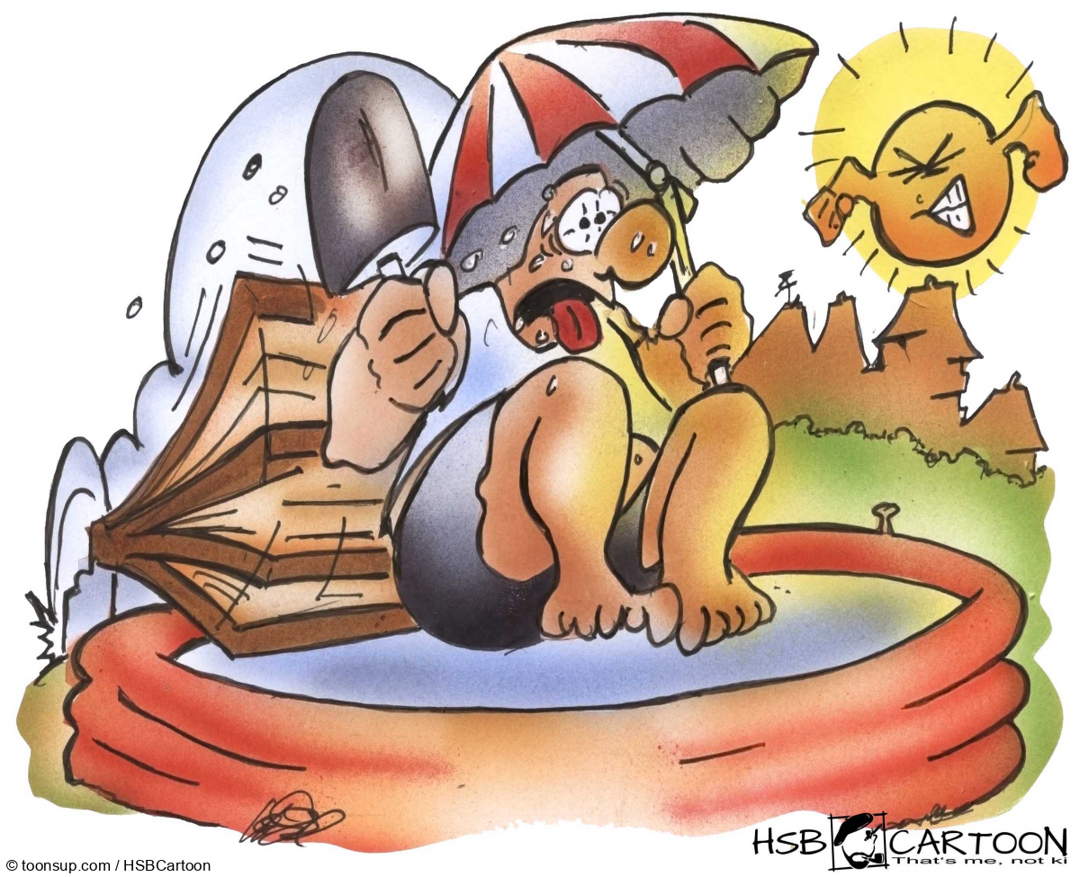 Cartoon: Hitzewelle 1