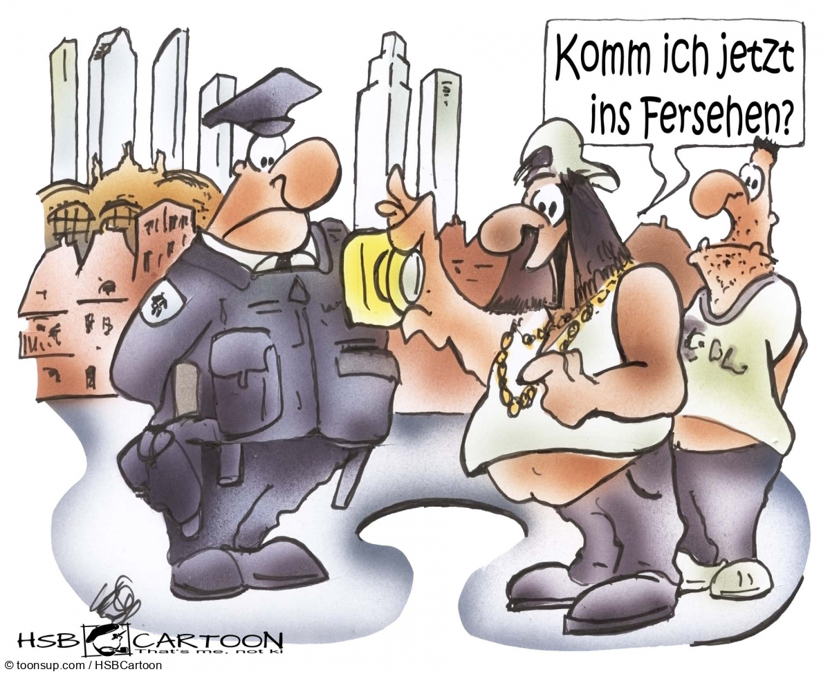 Karrikatur: Bodycam 1