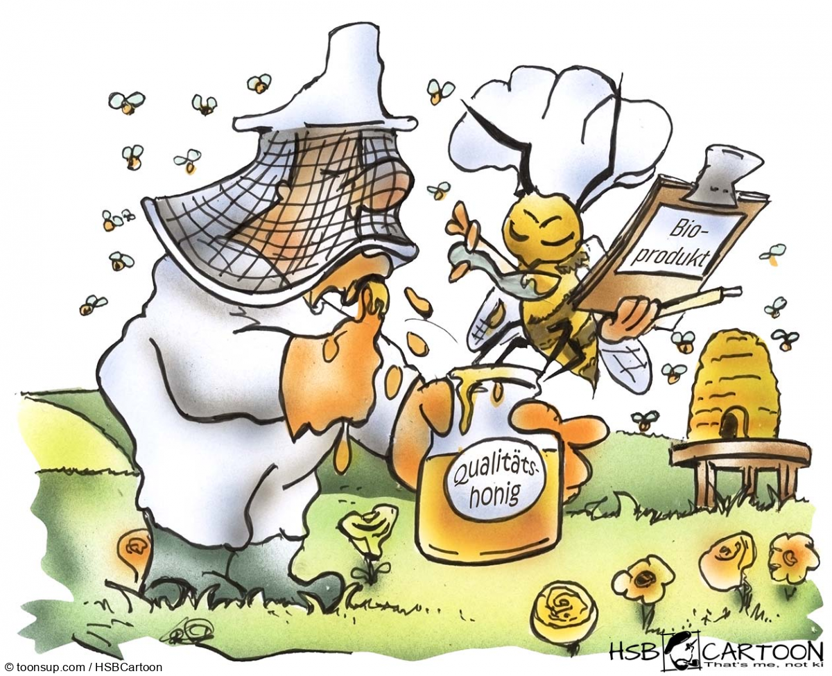 Cartoon: Imkerei 1