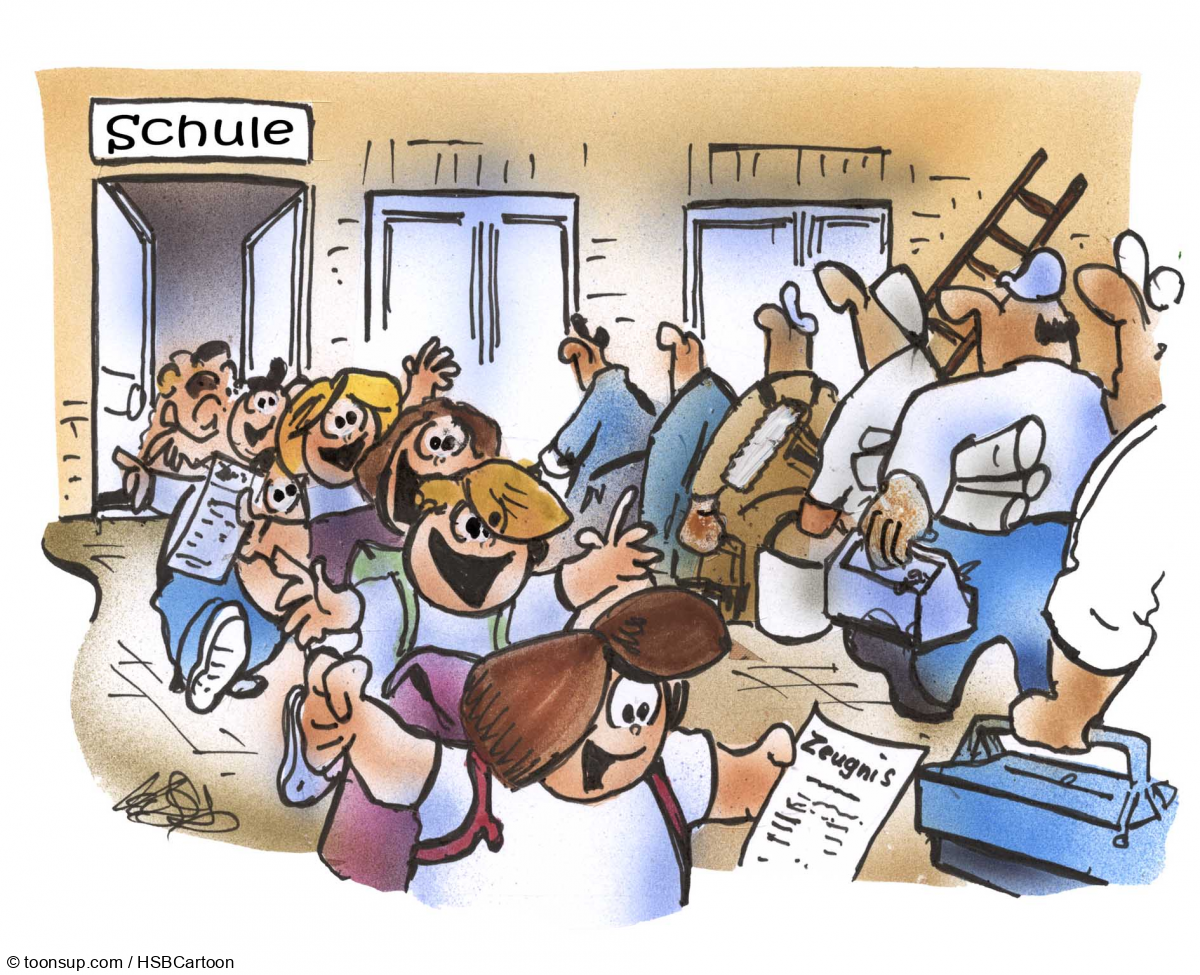 Cartoon: Ferienstart 1