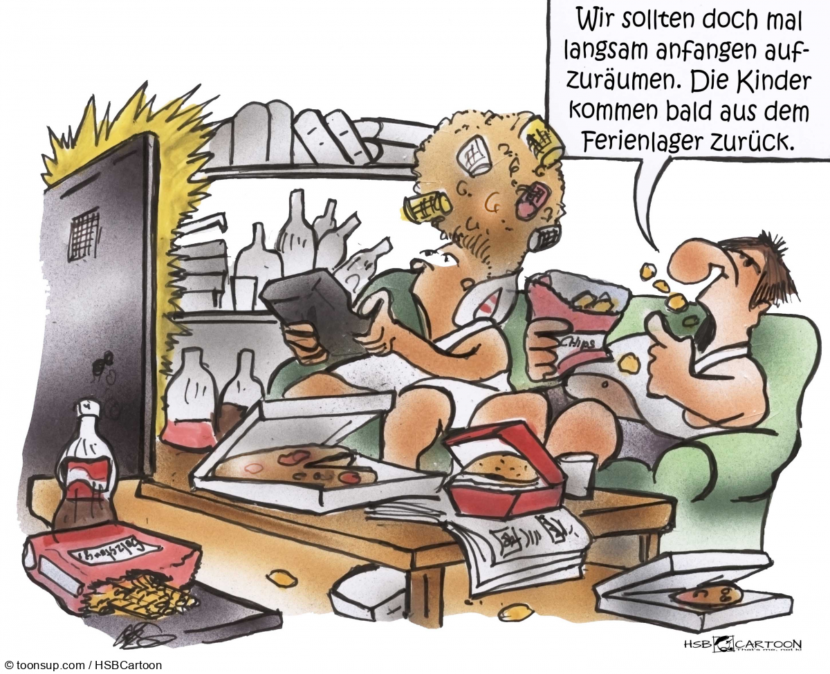 Cartoon: Ferienlager 1
