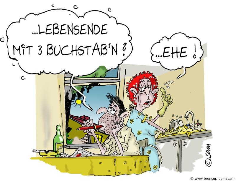 Cartoon: Lebensende 1
