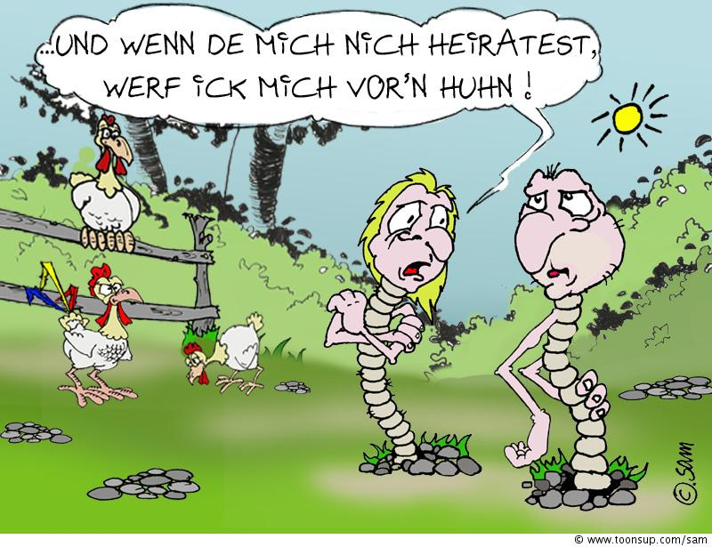 Cartoon: heiraten 1