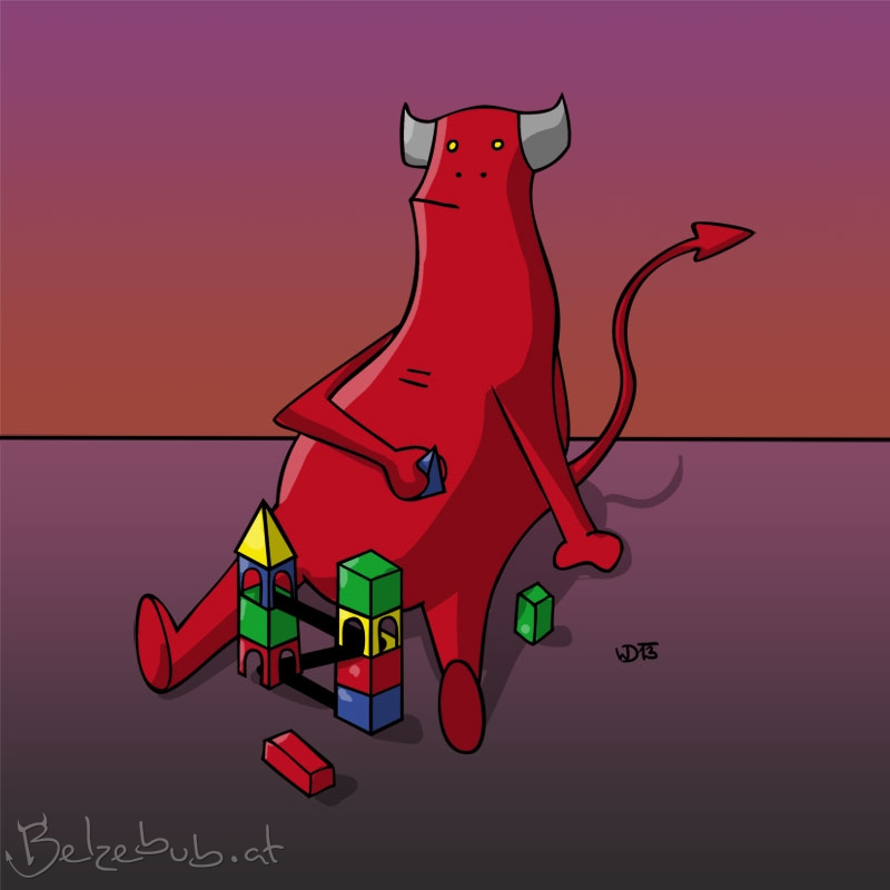 Concept Art / Character Design: Bauklötzchen-Belzebub 1