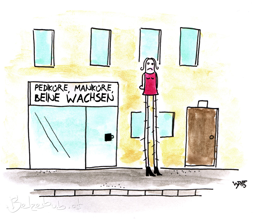 Cartoon: Beine wachsen 1