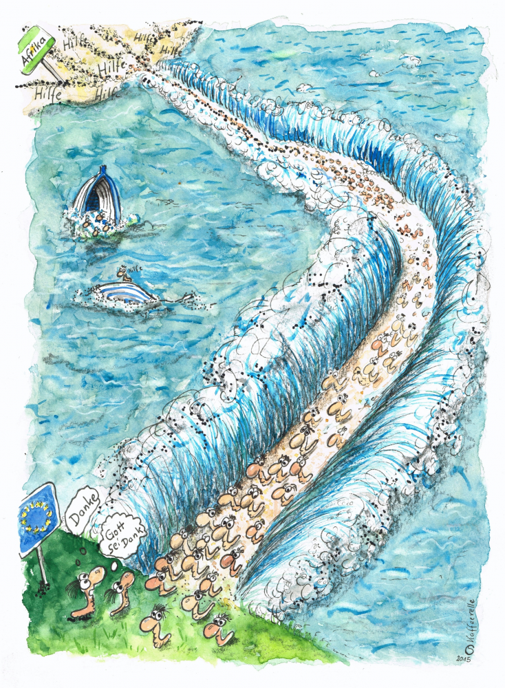 Illustration: Wasserteilen 1