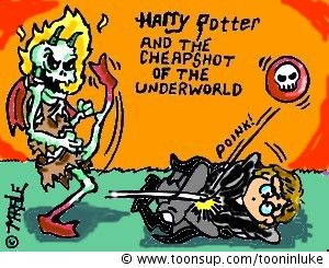 Cartoon: Harry Potter and the chep shot of the underworld 1