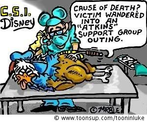 Cartoon: CSI Disney 1