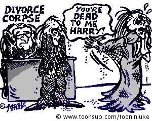 Cartoon: Divorse corpse 1