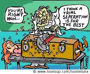 Cartoon: Separation anxiety 1