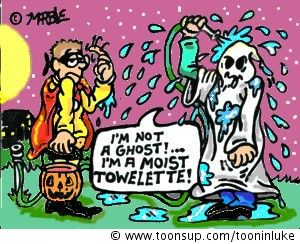 Cartoon: Not a ghost 1