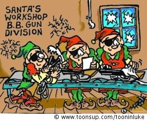 Cartoon: You'll shoot your eye out 1