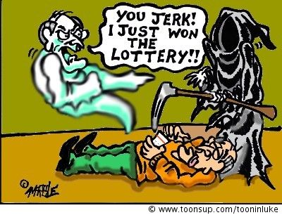 Cartoon: Lottery 'Winner' 1