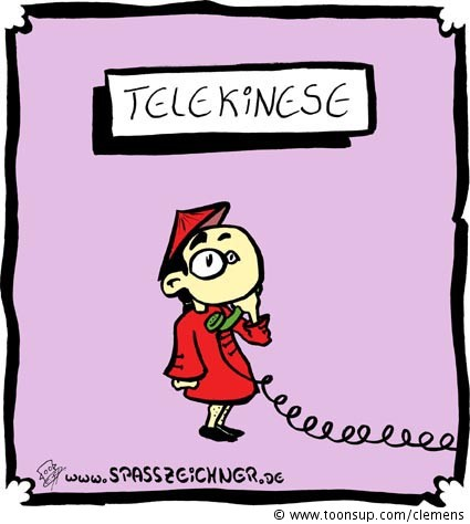 Cartoon: Telekinese 1