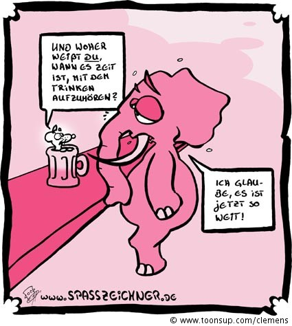 Cartoon: Wenn Fantasie miteinander redet 1