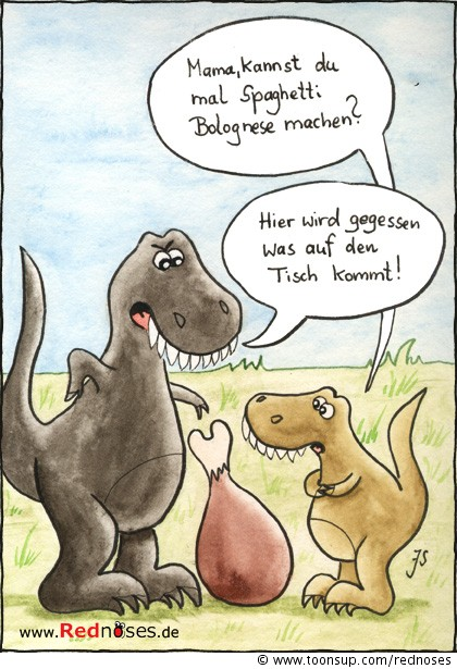 Cartoon: Spaghetti Bolognese 1