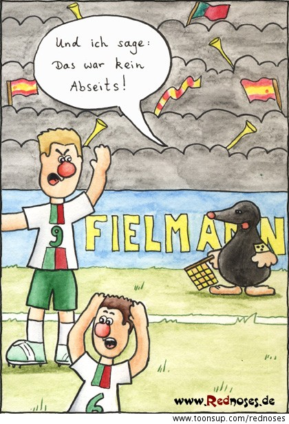 Cartoon: Abseits 1