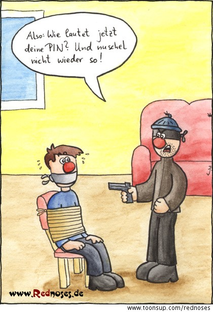Cartoon: Nicht nuscheln 1