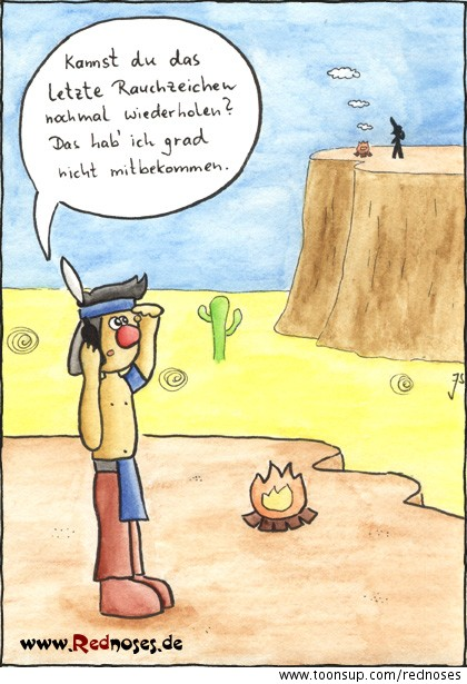 Cartoon: Rauchzeichen 1