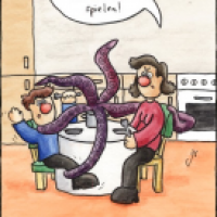 Nicht mit dem Essen spielen