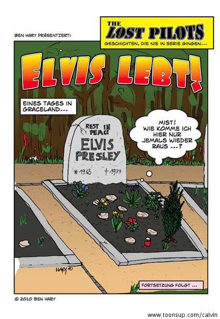 Cartoon: Elvis lebt! 1