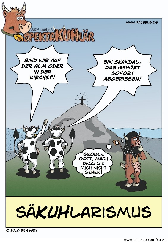 Cartoon: SäKUHlarismus 1