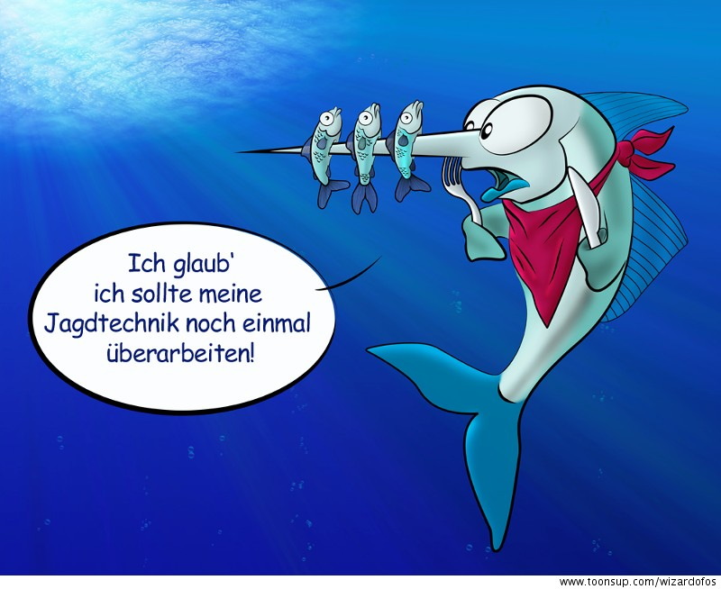 Cartoon: Dumm gelaufen! 1