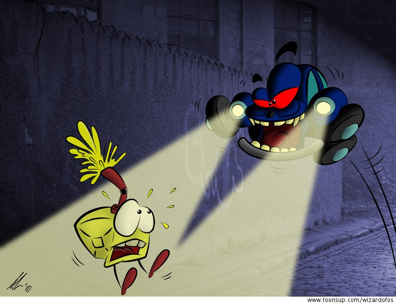 Cartoon: Spritsauger 1