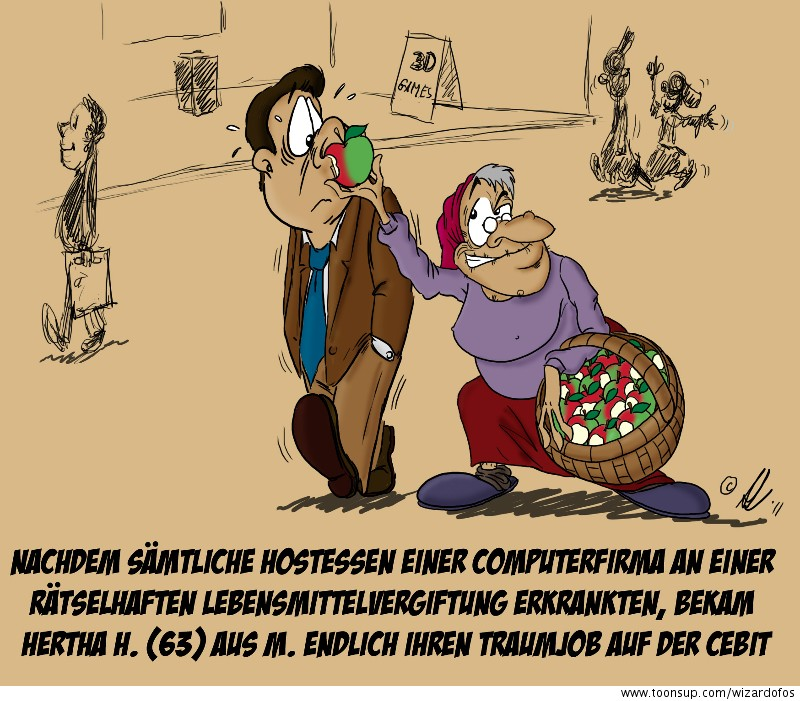 Cartoon: CeBit 1