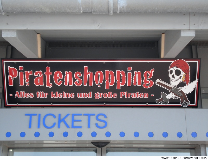 Illustration: Piratendose und Banner 2