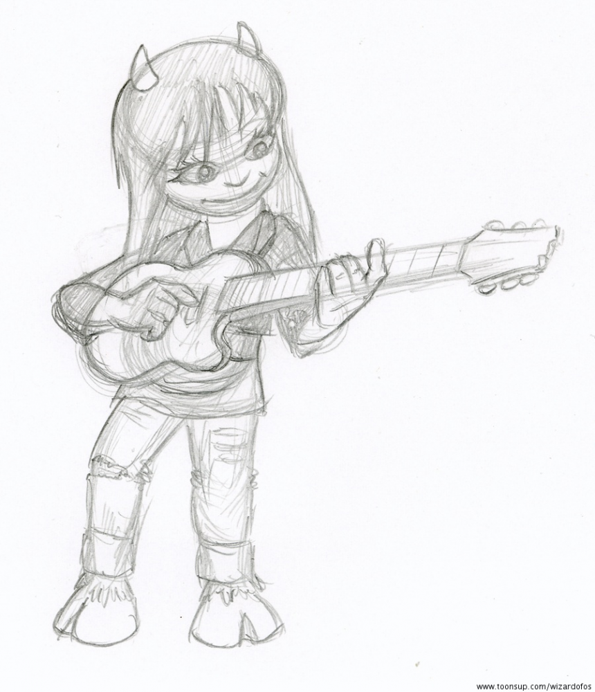 Cartoon: rythm guitar 1