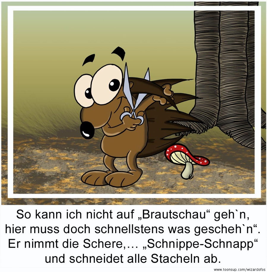 Comic: Der eitle Igel 4