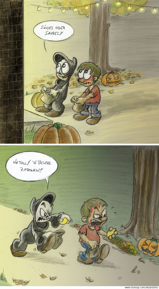 Cartoon: Süßes oder Saures 2