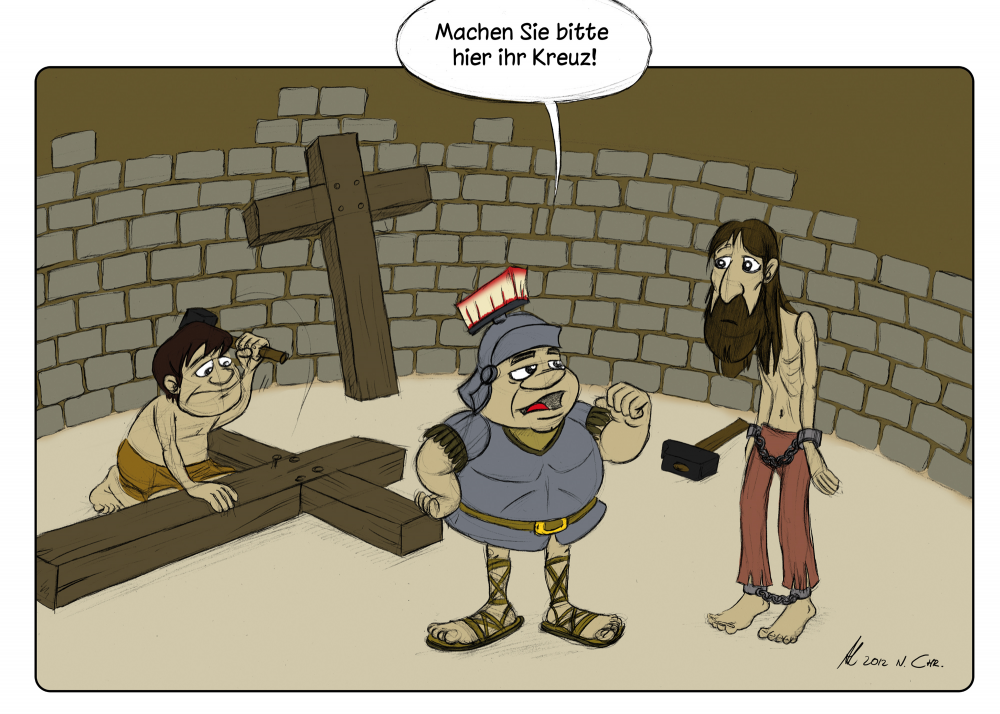 Cartoon: Kreuz machen 1