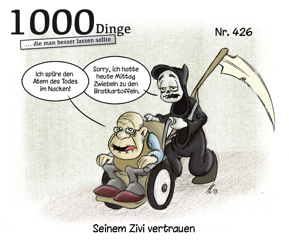 Cartoon: Zivi 1